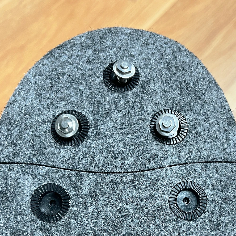 Kit de 26 crampons vissables pour bottes de pêche - Outil inclus pour semelles feutre ou crantées