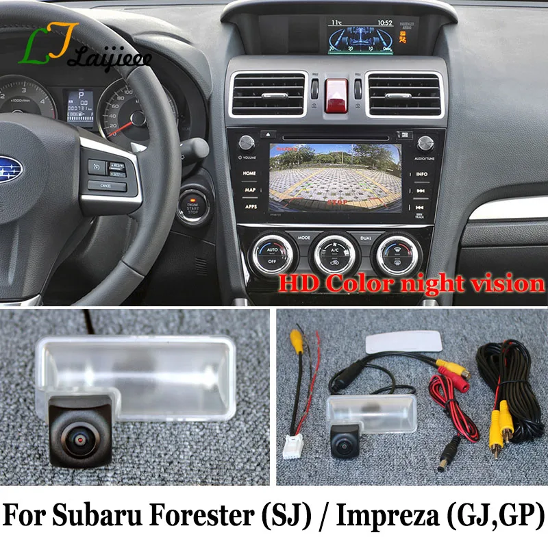

Камера заднего вида для Subaru Forester XV WRX Impreza GJ GP 2015 ~ 2018, HD, ночное видение