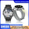 DK68 NFC Smart Watch 1.53inch Bluetooth Call Heart Monitor GPS Sports Fitness Wireless Charging Men Women Smartwatch 1