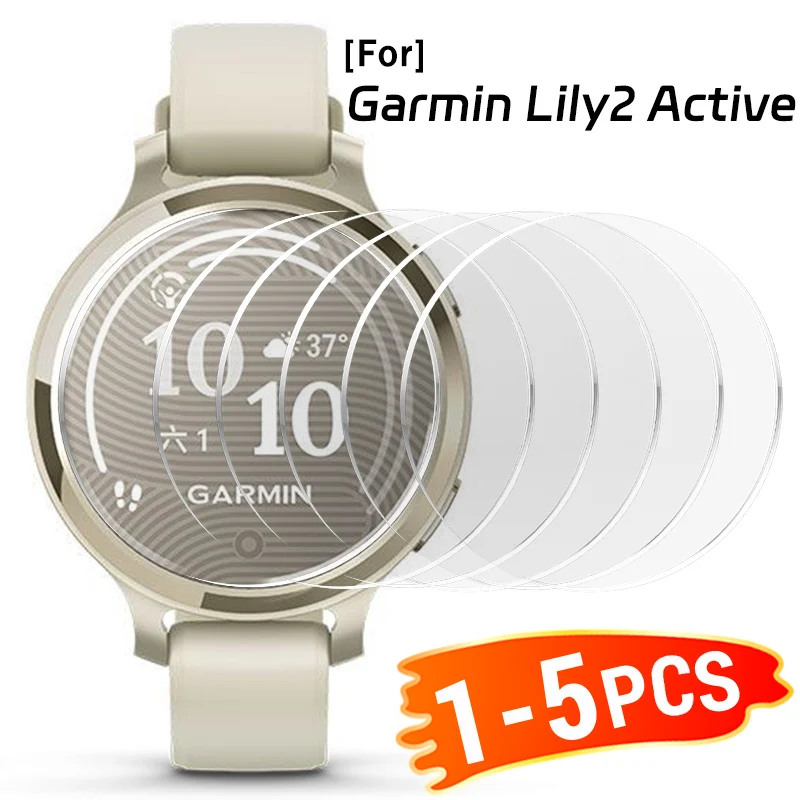 5-Pack HD Tempered Glass Screen Protector for Smart Watches - Scratch Resistant Protective Film