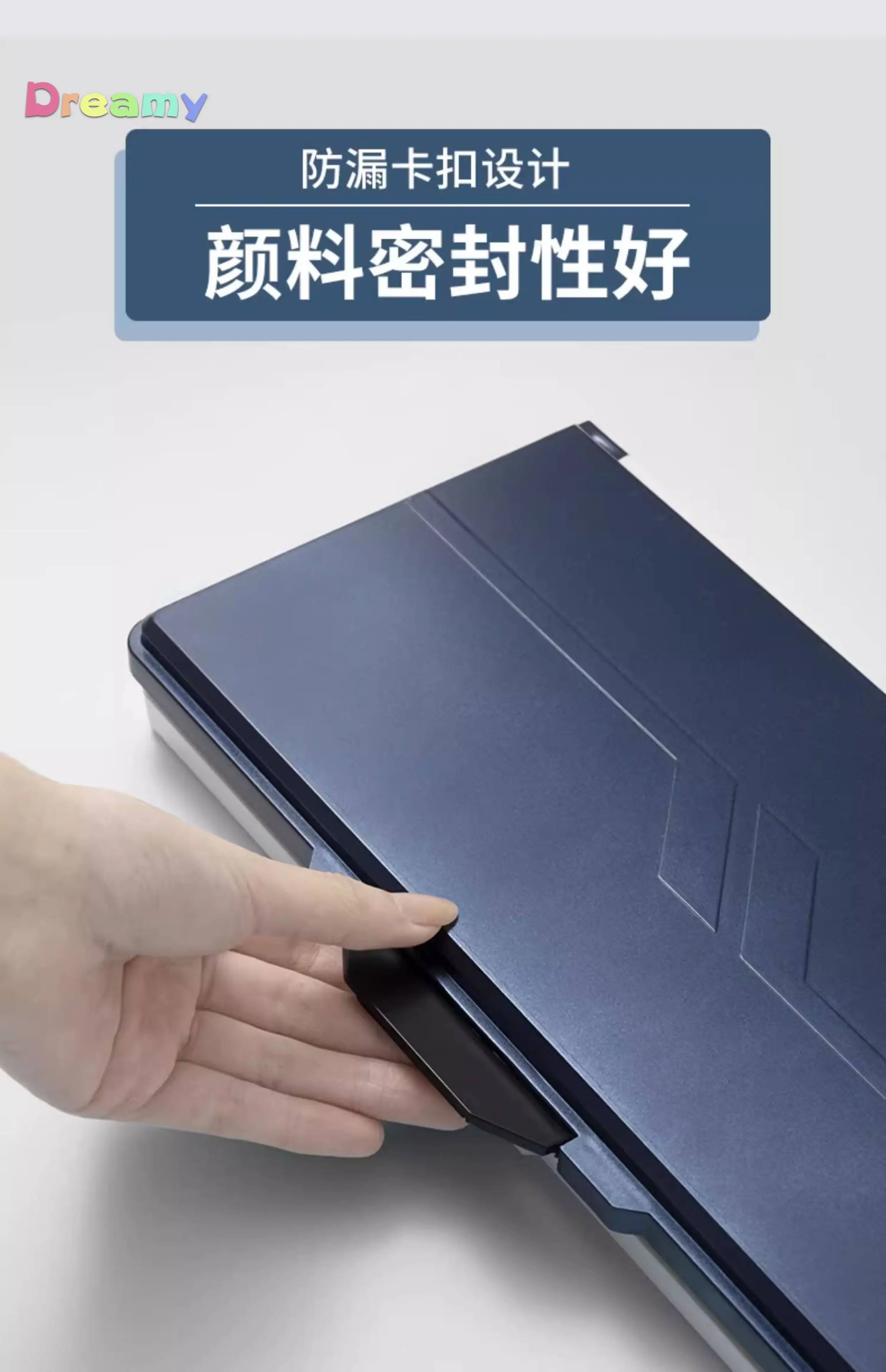 프리미어 MIJELLO 수채화 팔레트 모이스처 박스 아티스트와 공예가를 위한 18, 24 또는 33웰이 있는 휴대용 아트 팔레트