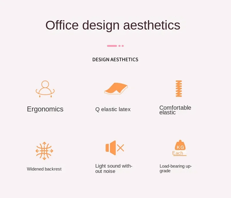 Description Picture 3 of itemAnchor New Female Chair Luxury Rotatable Home Study Chair Sedentary Comfortable Liftable Sofa Chair Girls Makeup Furnitures