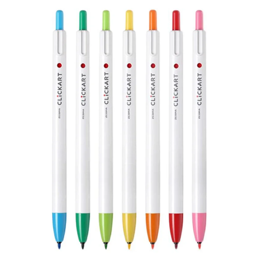 1pcs Japan ZEBRA Highlighter Pen Clickart Marker WYSS22 Hand Account 36 Color Painting Mildliner Light Soft Head School Supplies