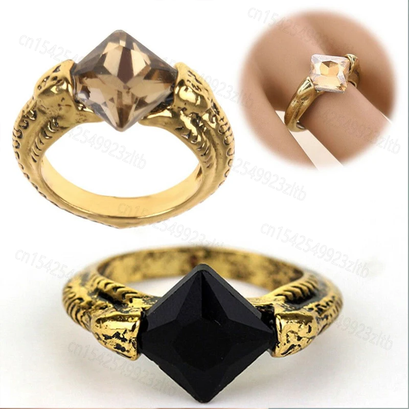 2023 Arries Voldemort Horcrux Ring Rection Stone Ring Warlow Potters Deathly Hallets Toy Dumbe Accessori Decorativi