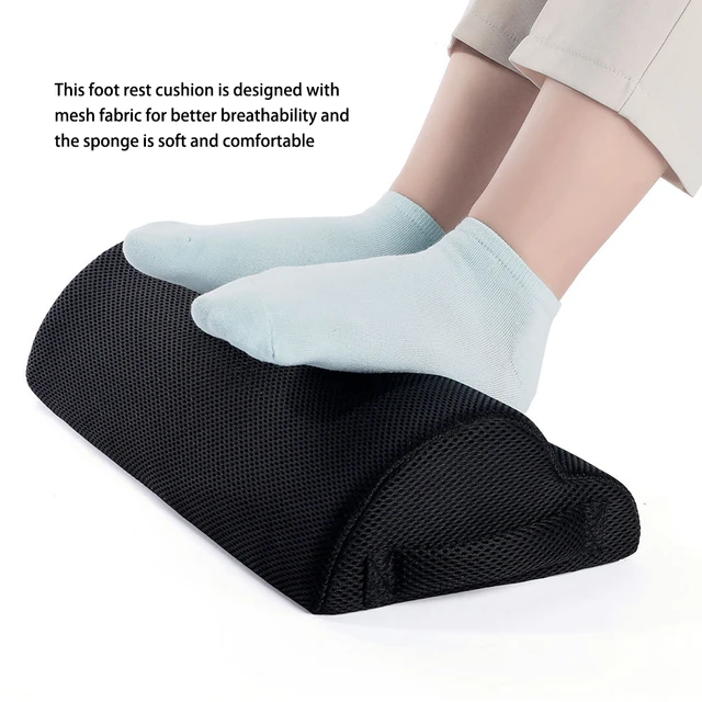 Feet Cushion Under Desk Footrest Ergonomic Foot Stool with Massage