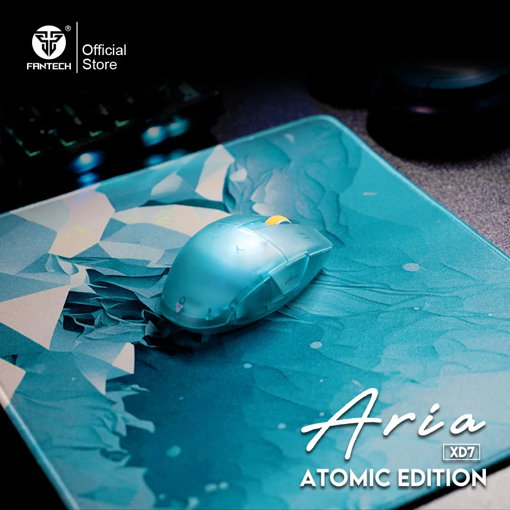 Проводная и беспроводная мышь FANTECH Aria XD7 ATOMIC VERSION PIXART 3395 HUANO 8,0 M, игровая мышь с золотым датчиком, 59g