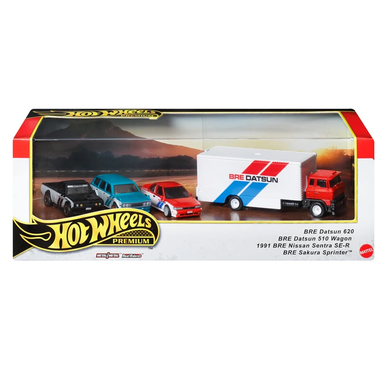 2024 Hot Wheels Premium BRE Datsun Racing 4 Cars Set BRE Datsun
