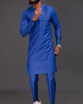 Alternative view of Mustapha Crewneck 2-Piece Kaftan Outfit