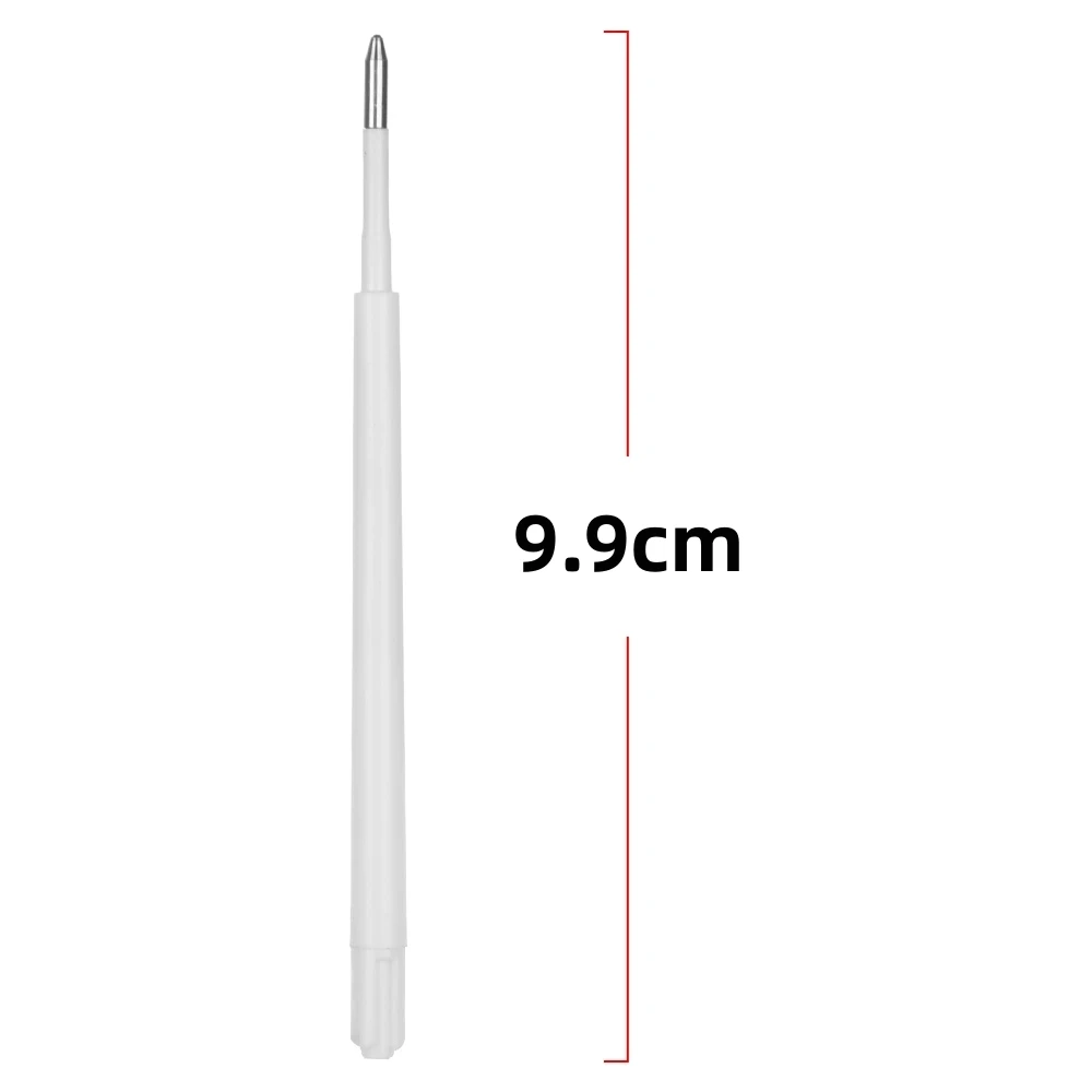 10/20/30/40/50 Ballpoint Press Pen Refill Smooth Replacement Pen Lead Signature Pen Plastic Large-capacity Pen Core Writing Tool 6