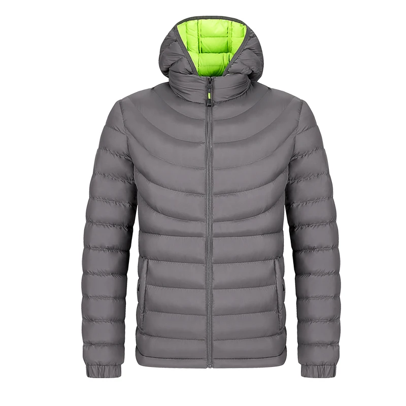 Winter Men Windproof Hooded Padded Casual Parkas Coats Man Detachable Hat Thick Outwear Parka Male Overcoat Sport Outdoor Jacket