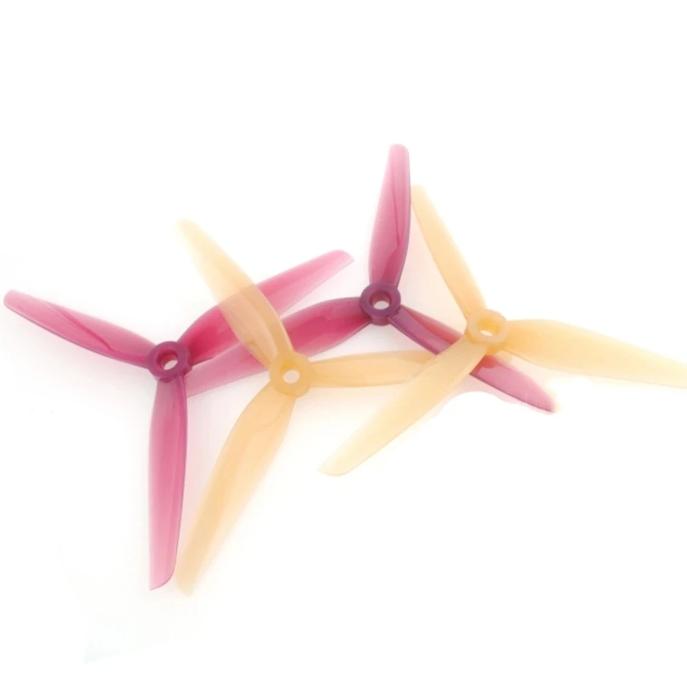 Profil des hélices HQProp Ethix P3 5.1x3.0 3 pales polycarbonate, pack de 10 paires pour drone FPV