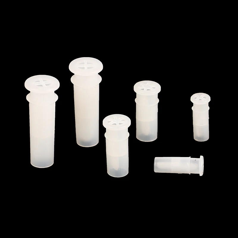 Wooden Train Whistle Toy 50Pcs Dog Squeaky Toy BB Whistle Plastic Toy Dog Cat Squeakers Replace Baby Noise Maker Insert Replacement DIY Toys