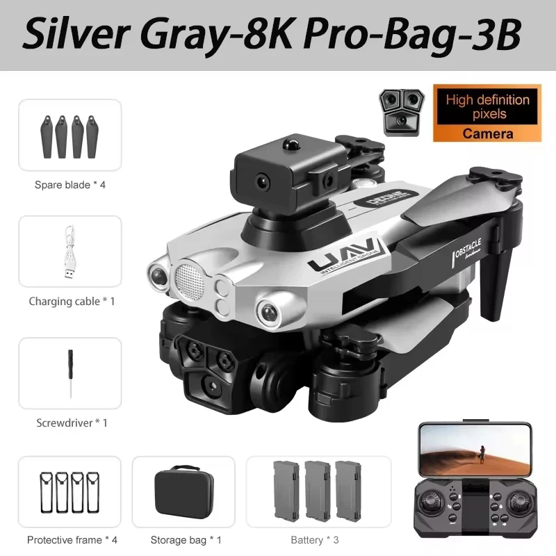 Silver 8K Pro Bag 3B