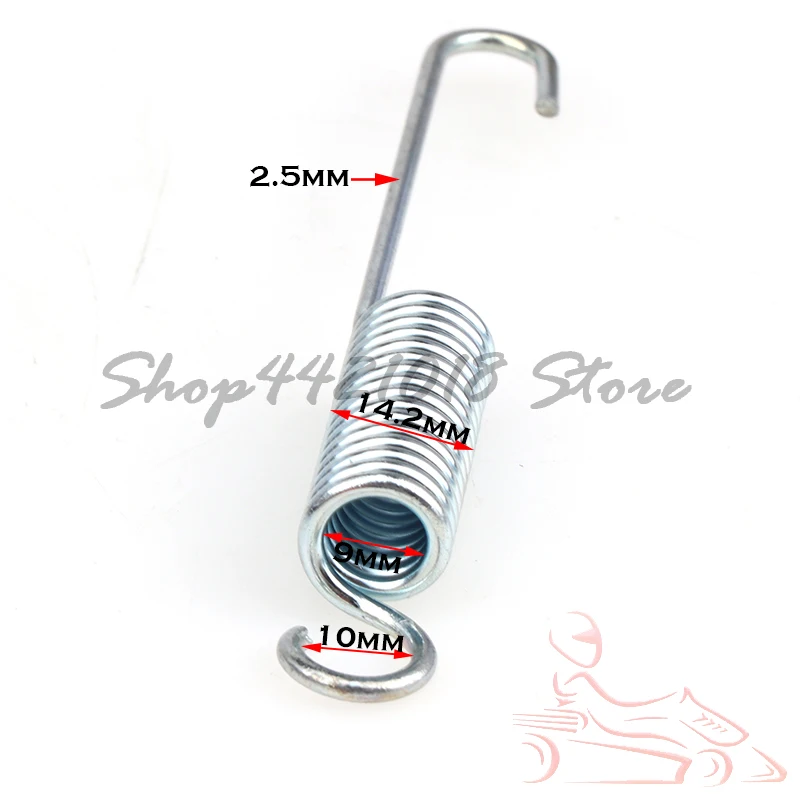 Kickstand Spring 75mm 90mm 100mm 110mm 125mm For CRF50 TTR Lifan YX Zongshen SSR Dirt Pit Bike HONDA KAWASAKI SUZUKI SURRRON motorcycle accessories