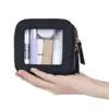Tsa Approved Cosmetic Bag Waterproof Faux Leather Transparent Cosmetic Bag with Dual Zipper Closure for Outdoor Business Travel 6