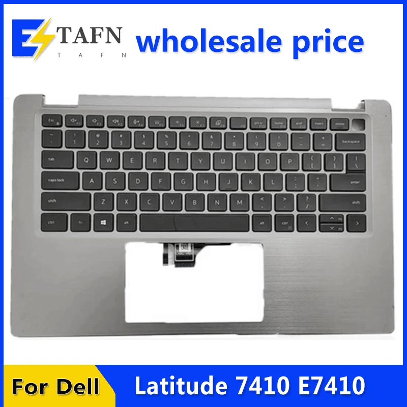 Nuovo Originale Per Dell Latitude 7410 E7410 Laptop Palmrest Case Keyboard Cover Superiore Versione Inglese Usa