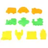 10 Piece Plastic Car Ship Plane Sand Clay Mold Kit Kids Sandbox Toy 5