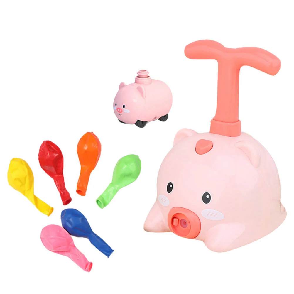 

Cartoon Pig Power Toy Child Childrens Toys Preschool Science Plastic Educational