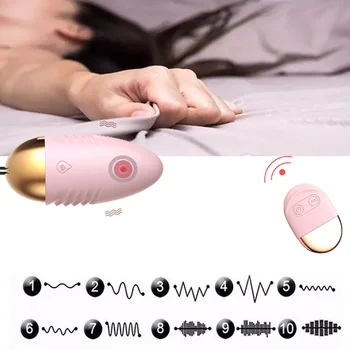 Vibrating Balls Sex Toys for Couple Remote Control 10 Speed Vagina Jump Egg USB Massage Dildo Female G- Spot Clitoral Stimulator 3