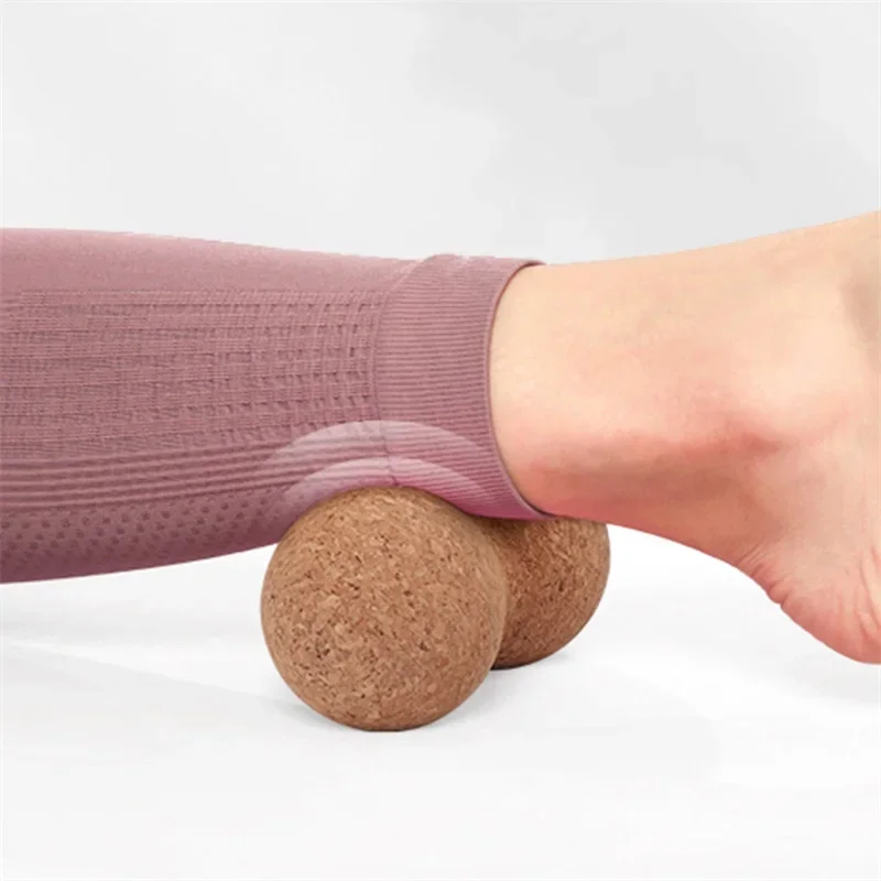 Excellent Ultralight Cork Massage Ball For Muscle Recovery And Tension Relief Yoga Fitness Cork Peanut Ball Diameter 6/7/8cm 4