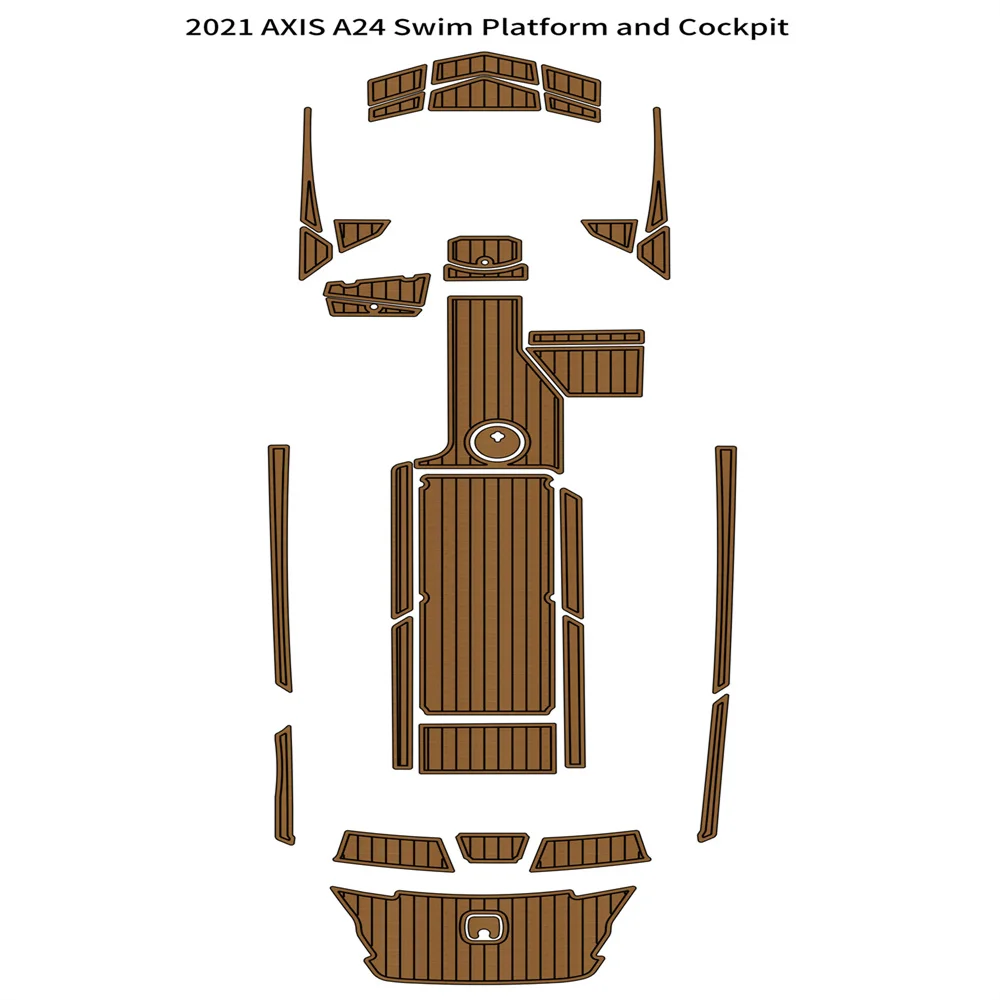 Tapis De Pont EVA Faux Teck Pour AXIS A22 2018 Plateforme Cockpit Mousse