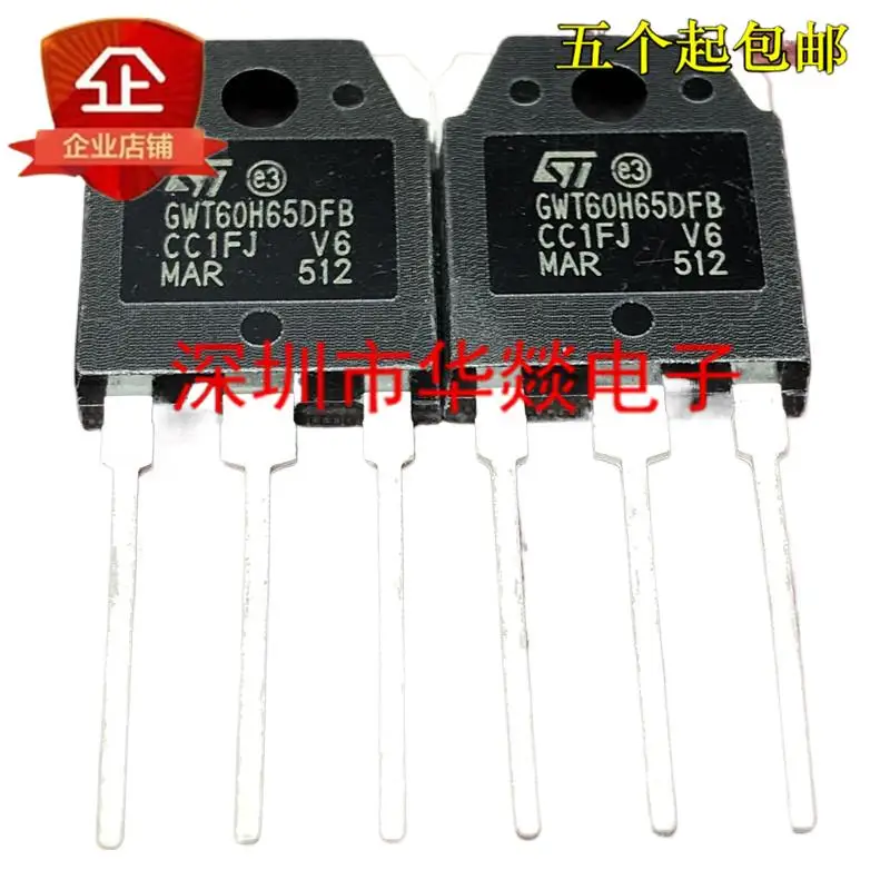 

5 шт. GWT60H65DFB STGWT60H65DFB TO-3P 650 в 60A
