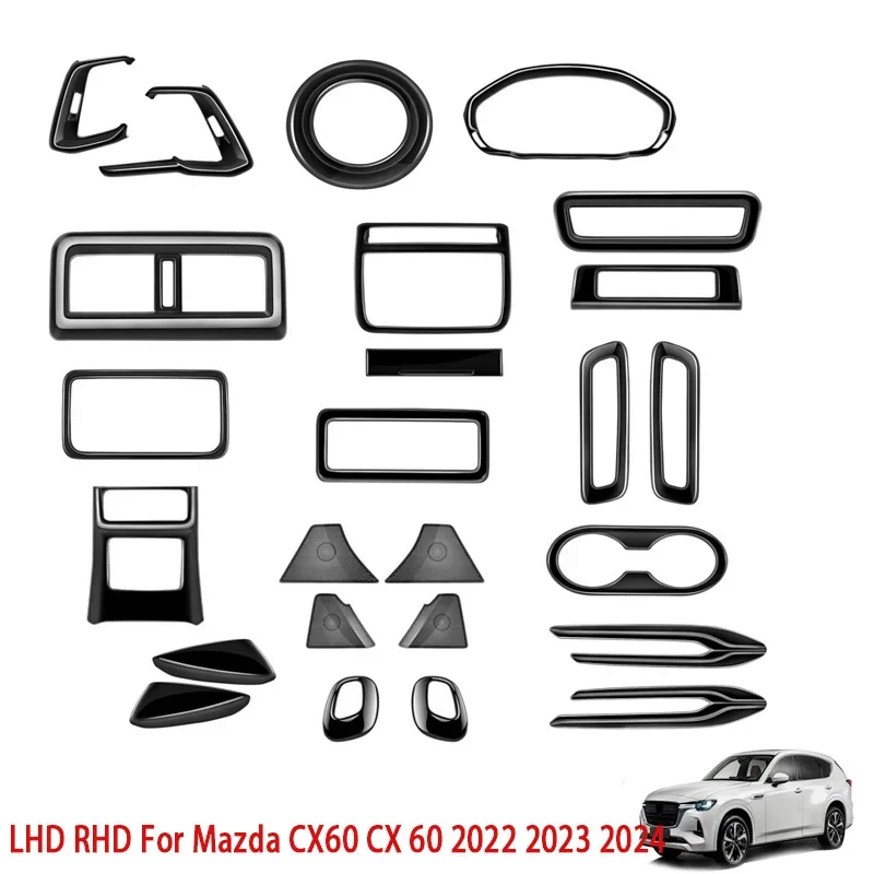 LHDRHDforMazdaCX60CX60202220232024blackCarAccessories