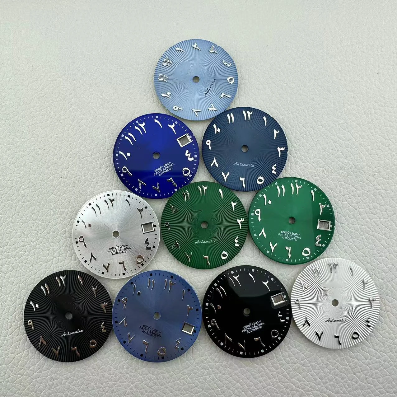 

28.5mm Arabic Numeral Non Luminous S Logo Dial 29mm Dial Suitable For NH35 And NH36 Men's Mechanical Movements