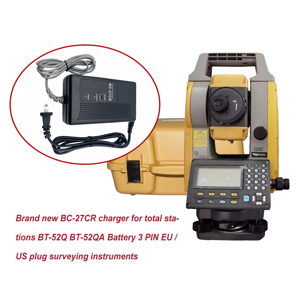 Professional 9V Total Station Charger Survey Instrument Chargers