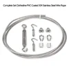 Complete set Clothesline Plastic Coated 304 Stainless Steel Wire Rope Household or Outdoor Clothes line With Expansion ScrewHook 1