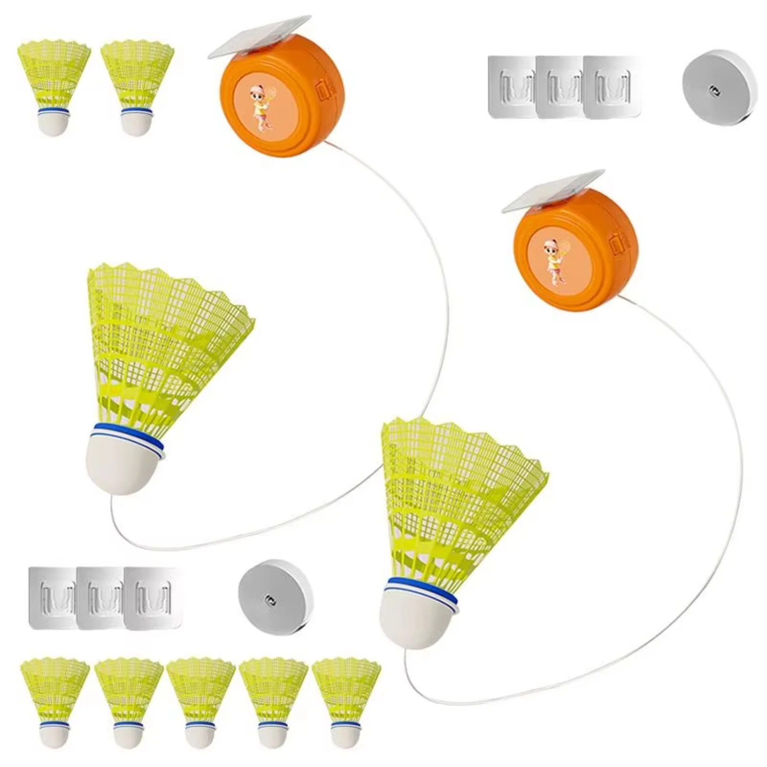 Badminton Rebound Trainers Portable Device Badminton Rebound Training Self Study Tool Courts Parks