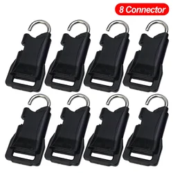 Adjustable Camera Strap Quick Release Buckle with Triangle Split Ring - 8Pcs Connectors