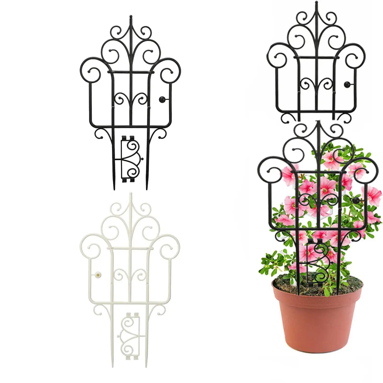 

Trellis Flower Pots Supports for Climbing Plants House Plants Potted Plants