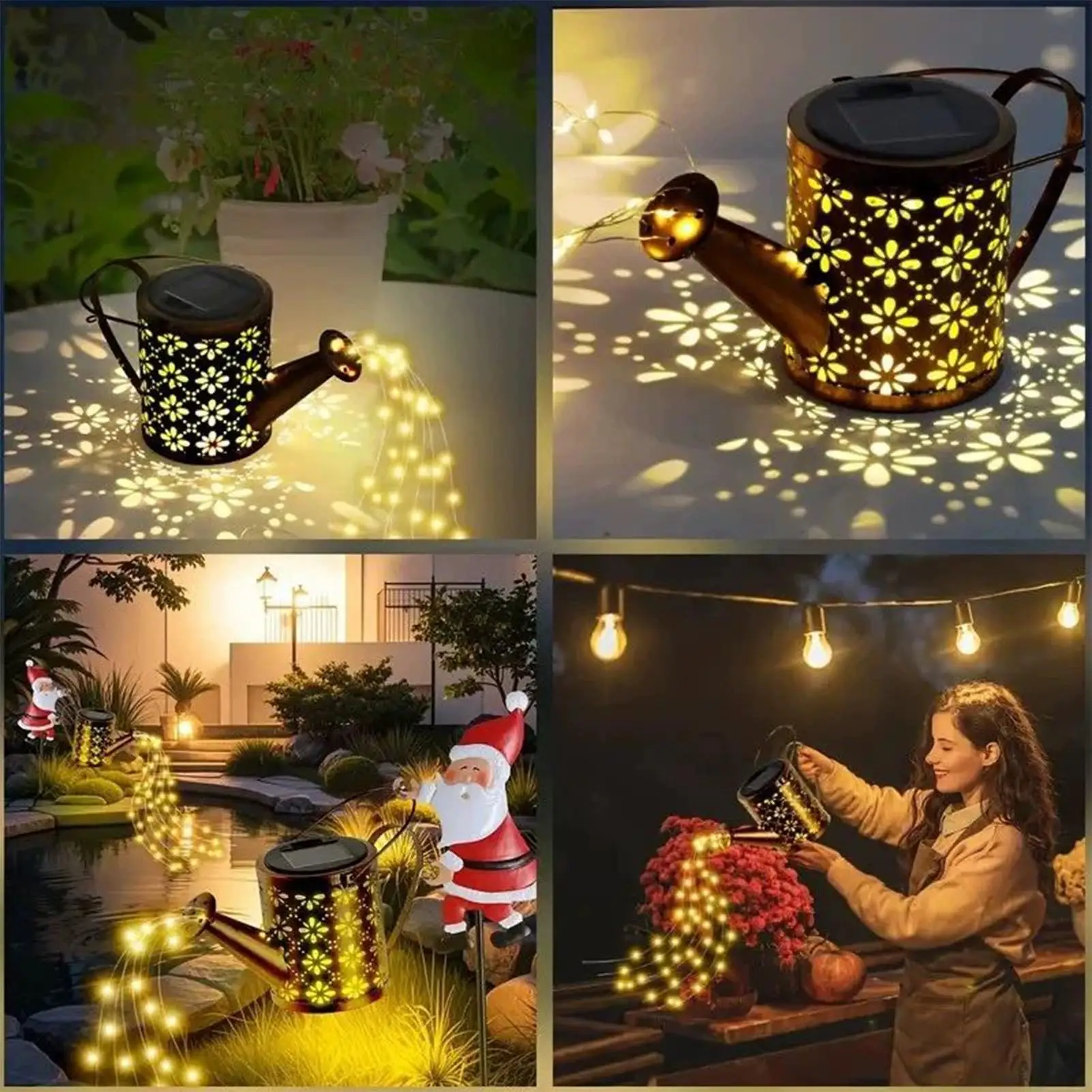 Christmas Solar Lights Outdoor Santa Claus Kettle Ground Lamp Outdoor Garden Lawn Decorative Lights For Lawn Pathway Walkway Sbfb2307a0fe646b7bd4675f79cf07352w