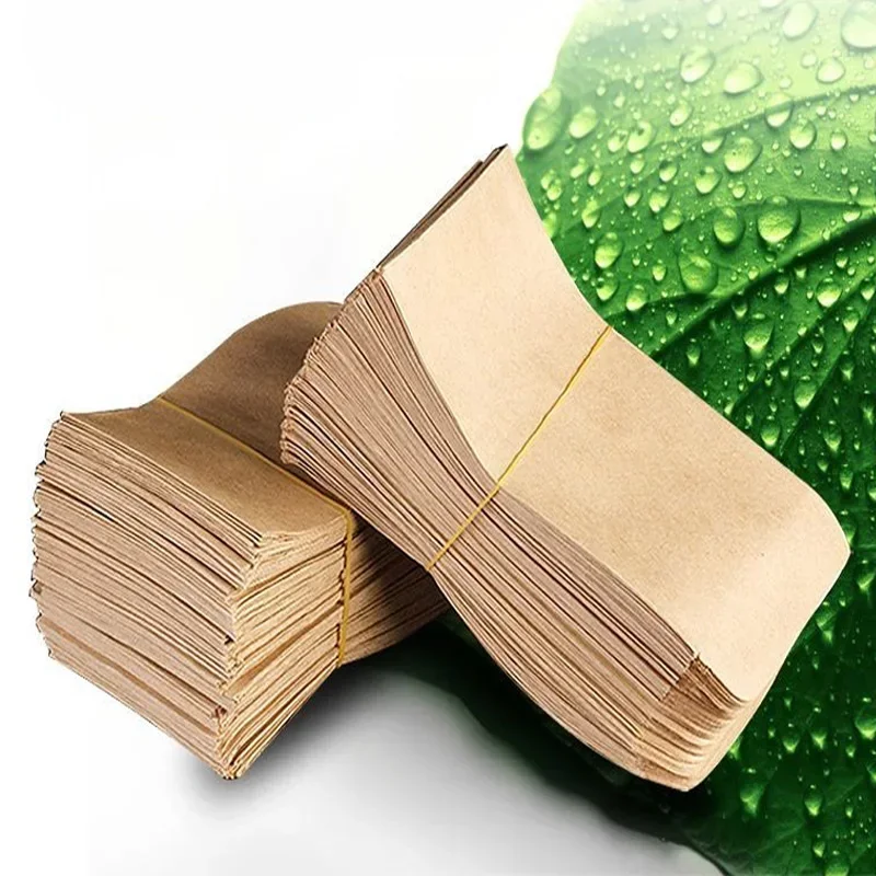 100 Stück 6 x 10 cm Kraftpapiertüten Mini-Umschlag Geschenktüten Süßigkeiten Kekse Taschen Backverpackung Zubehör Urlaub Partyzubehör