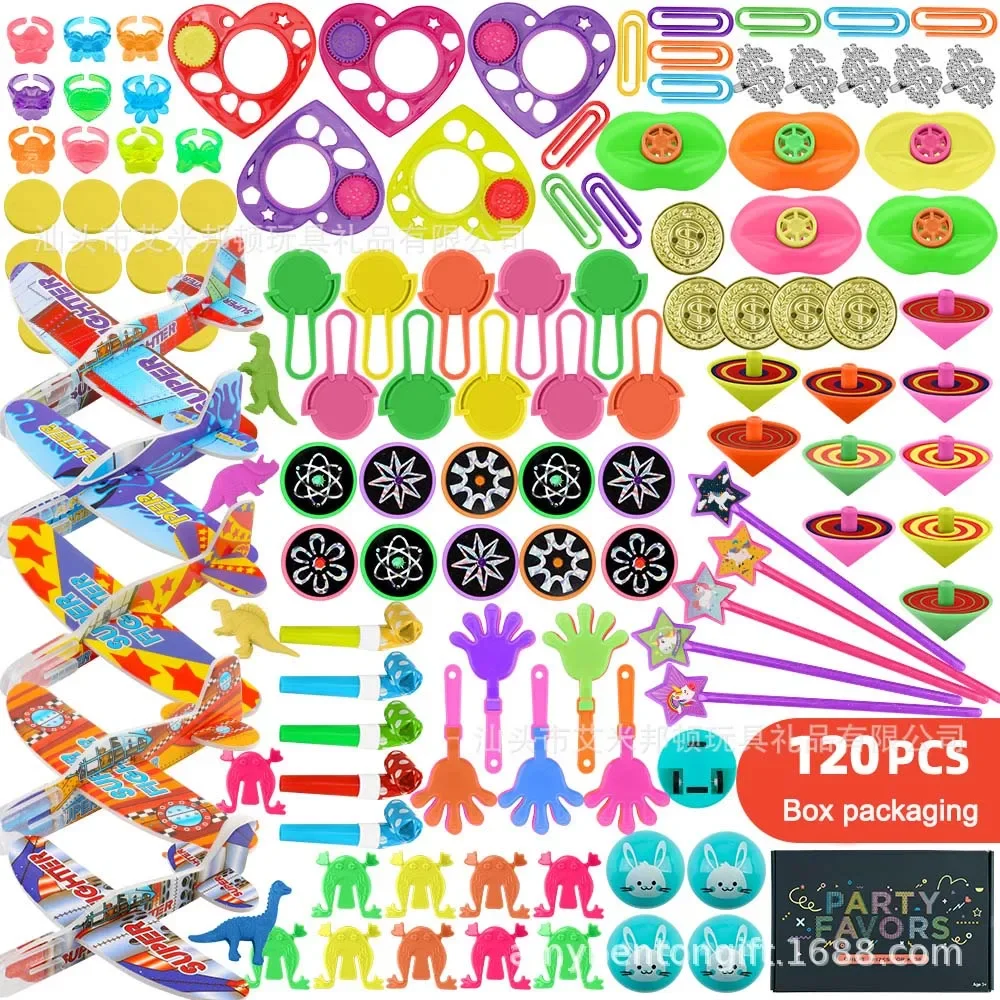 SOBEAU 213 Pièces Cadeaux Invités Enfants, Assortiment De Jouets Garçon Fille, Cadeaux