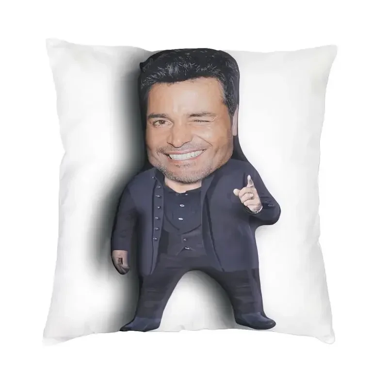 Cushion Cover Pillow Case Cover Chayanne Chiquito Meme Velvet Modern Double Sided Print Chair Cushion