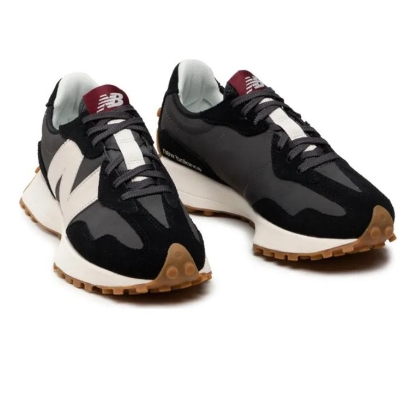 نيو بالانس NB 327 الأصلي الأسود مونبيم، أحذية رياض...