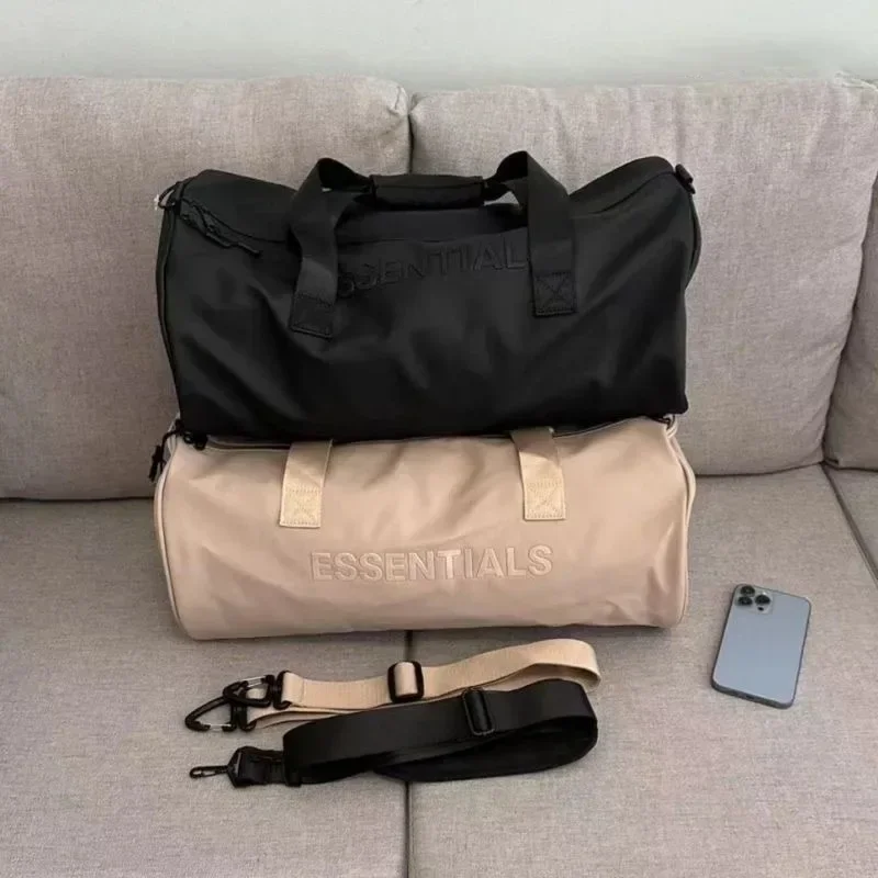 

Сумка кожаная водостойкая для мужчин и женщин, саквояж большой вместимости для путешествий и отдыха, дизайнерский чемоданчик для йоги