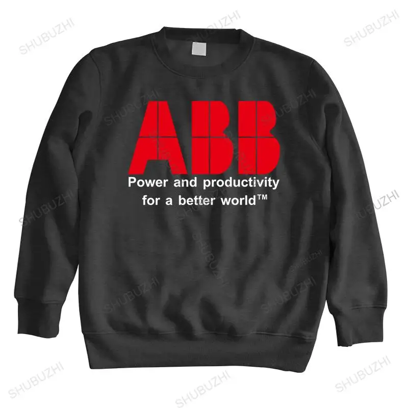 

Man crew neck hoodie autumn winter hoodies ABB Power and Productivityunisex sweatshirt men hoodies warm hoody euro size