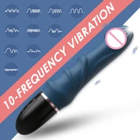 Leistungsstarker großer Dildo-Vibrator für Frauen, G-Punkt-Klitorisstimulator, 10 Modi, Vaginalmassagegerät, weiblicher Masturbator, Sexspielzeug für Erwachsene 3