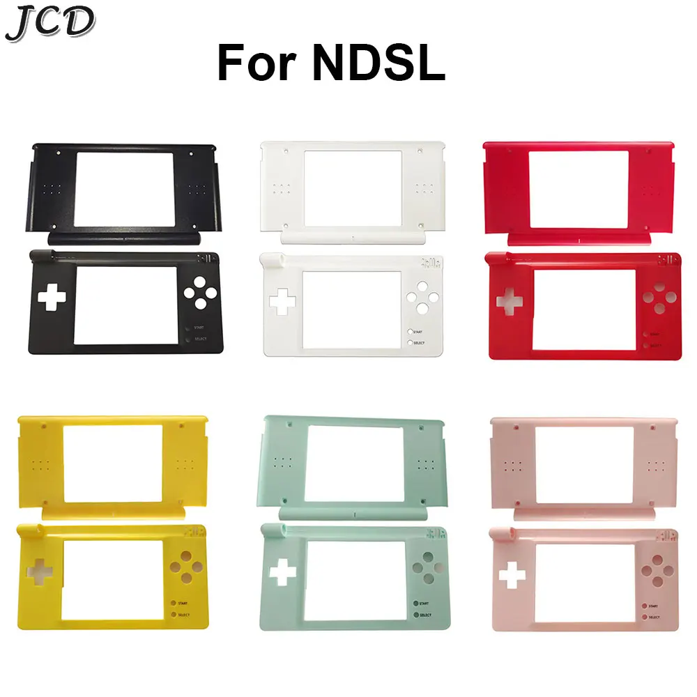 

JCD 1Set Plastic Shell for DS Lite NDSL Game Console Top Upper Lower LCD Screen Frame Cover Repair Replacement