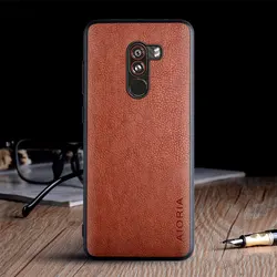 Vintage Leather Skin Luxury Case with TPU Soft Hard Cover (Brown)