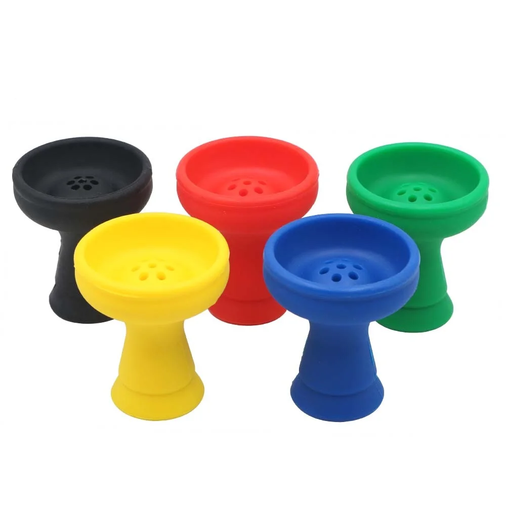 7 Holes Silicone Shisha Funnel Bowl Charcoal Tobacco Holder Hookah