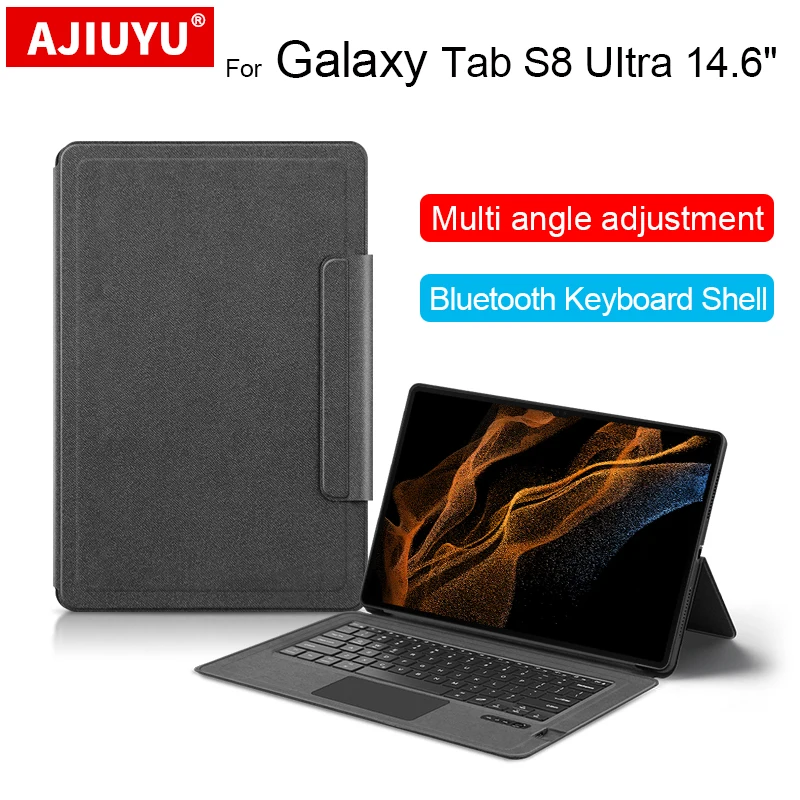 

Keyboard Case Cover For Samsung Galaxy Tab S8 UItra 14.6" SM-X900 X906 Tablet Bluetooth Keyboard TouchPad Protective Cases Shell