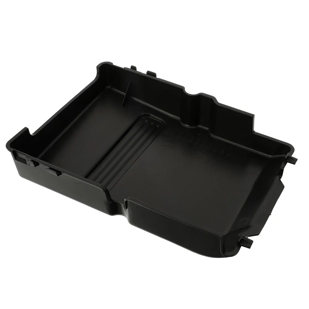 Durable Battery Box Cover Battery Box Tray Electric Components Engine Upper Plastic Plug-and-play Black For Mazda 3 2004-2012