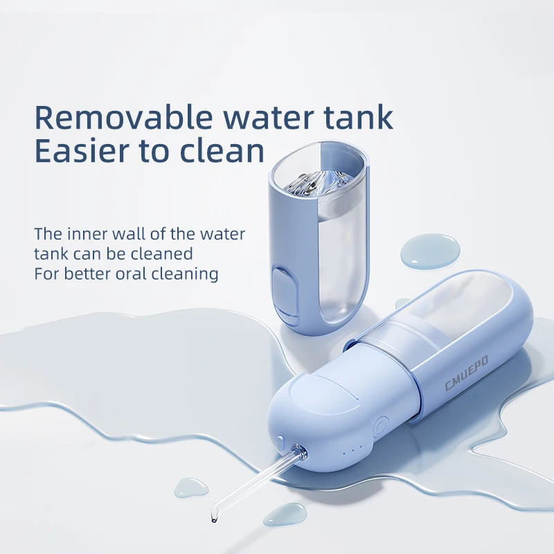 Electric portable toothbrush with water toothbrush for cleaning teeth, household water floss toothbrush for cleaning teeth