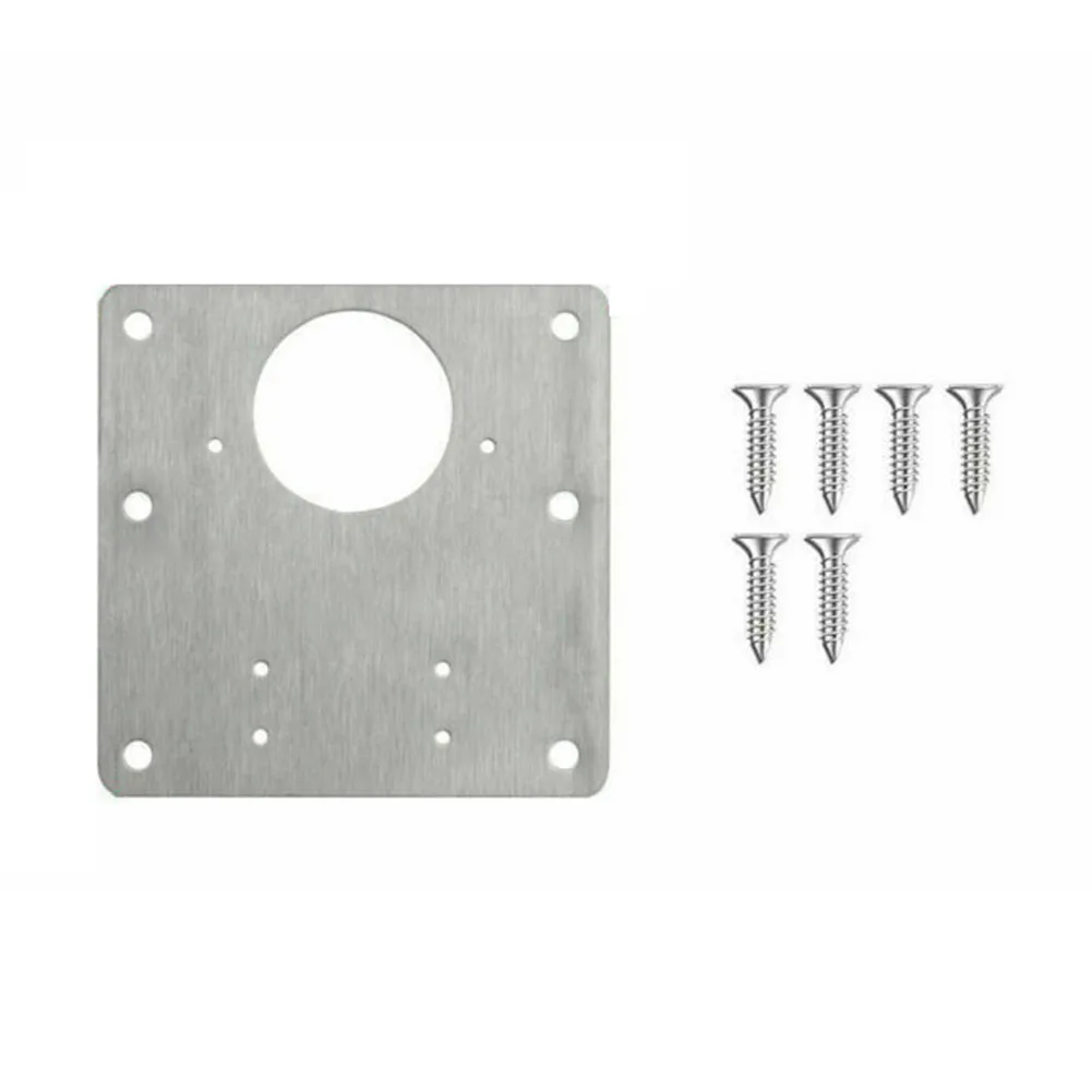 

New Practical Hinge Repair Plate Plate Furniture Parts Replacement 90*90mm Board Cupboard Door Repair Mount Tool