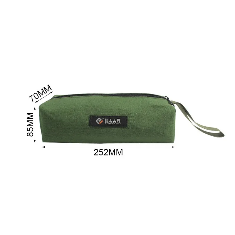 Thickened Canvas Tool Pouch for Electrician Screwdriver Pliers Repair Hand Tools Portable Electrical Tool Storage Organizer Bags tool chest on wheels Tool Storage Items