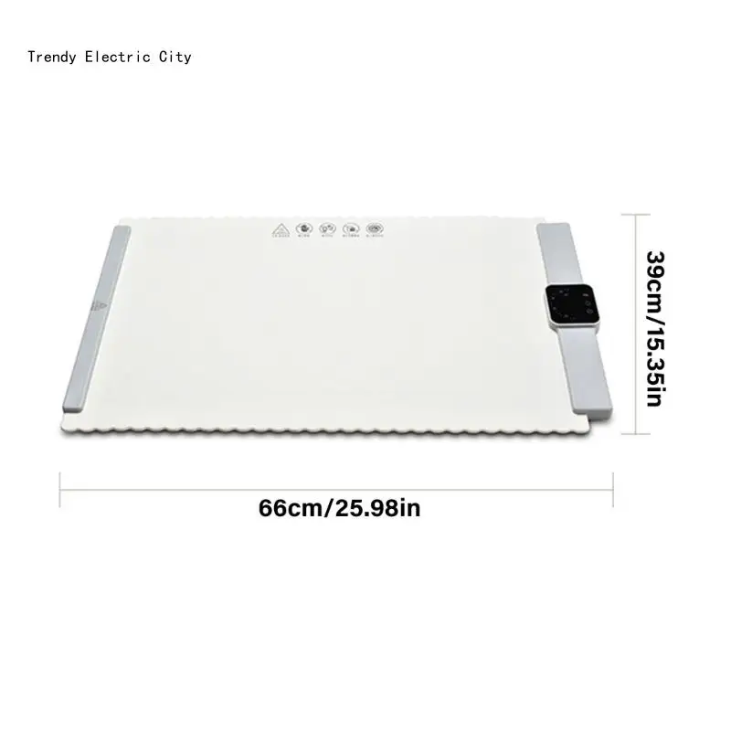 Convenient Heating Mats Dining Table Heating Pad Electric Pad Silicone Electric Warming Tray for Dining Table R9CD
